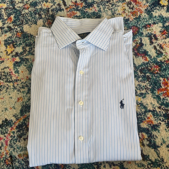 POLO by Ralph Lauren button up- size 17 34/35 - Picture 2 of 6